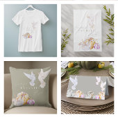 Waterverf pompoen en witte duif Thanksgiving Plaatskaartje