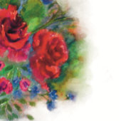 Waterverf Bloemen Betoverde Rozen