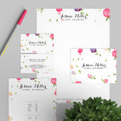 Waterverf Bloemen Craft Designer II Etiket