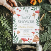 Woodland Mushroom Birthday Time Capsule Bedankkaart