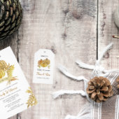 Waterverf Glitter Pompoen Dank u Kaart