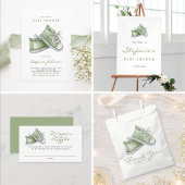 Schattigee Waterverf Green Booties Pattern Het is  Papieren Bekers