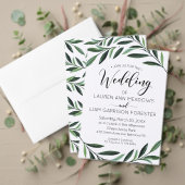 Kaarten en Waterverf Greenery Poster (Personaliseer deze collectie van deze onafhankelijke maker. Test)