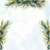 Greenery Elegant Wedding Menu