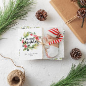 Feestelijke Waterverf Holly Pattern Christmas Tissuepapier