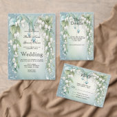 Waterverf Lily van de Vallei Dank u Kaart (Personaliseer de collectie van deze zelfstandige maker.)