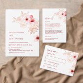 Kersenbloesem Bruiloft Kaart (Personaliseer de collectie van deze zelfstandige maker.)