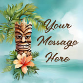 Tropische Tiki Party Spandoek