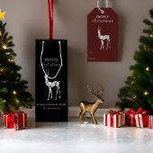 Rendier Folie Kerstfeest Uitnodiging