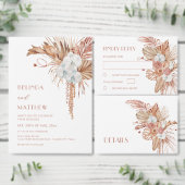 Watercolor Boho Wedding RSVP Kaartje (Personaliseer de collectie van deze zelfstandige maker.)