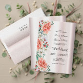 Waterverf Pioen Bloem Papier Bord (Personaliseer deze collectie van deze onafhankelijke maker. Test)