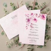 Waterverf Roze Bloemen Trouwplanner Planner (Personaliseer deze collectie van deze onafhankelijke maker. Test)