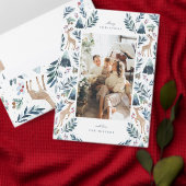 Waterverf rendieren in het bos Kerst Schort (Personaliseer de collectie van deze zelfstandige maker.)