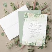 Begroting Elegant Greenery Wedding Save the Date (Personaliseer deze collectie van deze onafhankelijke maker. Test)