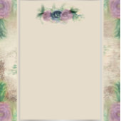 Floral Waterverf Roos Weddenschap Kaart