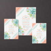 Keuze uit weddenschappen, sappige roze groene brui informatiekaartje (Personaliseer de collectie van deze zelfstandige maker.)