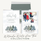 Rustieke dennenboom kerst retour adres  zelfinktende stempel