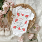 One In A Melon Verjaardag Watermeloen Dank u kaart