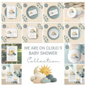 Wolk Thema Baby Shower Servetten