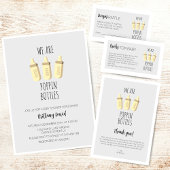 We zijn popping flessen leuk dank je kaart