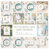All-in-One Teddybeer Babyshower Uitnodiging