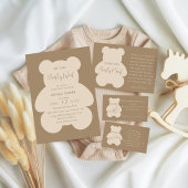 Bearly Wait  How Big Mommys Belly Sign Poster