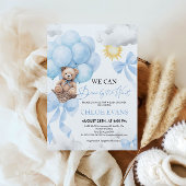 Hij of zij Beer uitnodiging, gender reveal Kaart