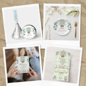 Schattig we kunnen bijna wachten baby shower kaart