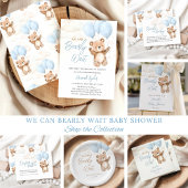 We kunnen de uitnodiging van Blue Boy Baby shower 