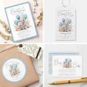 We kunnen bijna wachten jongen Baby shower luier l Kaart