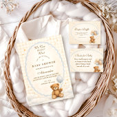 We Can Bearly Wait Teddy Bear Baby Shower Servet