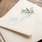 Modern Calligraphy We Do Wedding Return Address Rubberstempel
