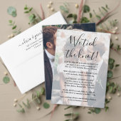 2 Foto's Onze Trouwreceptie Alleen Kaart (Personaliseer deze collectie van deze onafhankelijke maker. Test)