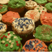Kerstkoekjes met suikerprinsjes stropdas