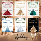 Elegante huwelijksuitnodiging Save the Date Kaart