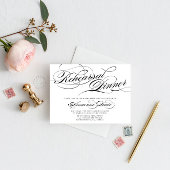Elegant Bridal Shower Invitation Kaart