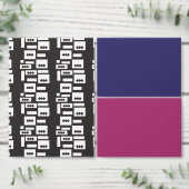 Een roze achtergrond met een informatiekaartje (Personaliseer de collectie van deze zelfstandige maker.)