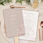 Elegant chique Roos bruiloft blanco zitkaarten