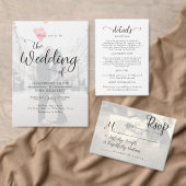 Elegant Black and White Photo Invitation Kaart (Personaliseer de collectie van deze zelfstandige maker.)