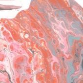 Artistic Boho Oranje Marble Party Borden Papieren Bordje