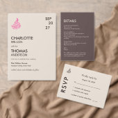 Wedding Peacock Botanical | Couture Response Art RSVP Kaartje (Personaliseer de collectie van deze zelfstandige maker.)