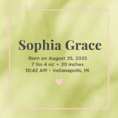 Minimal Elegant Wedding Welcome Sign – Ivory Marbl Poster