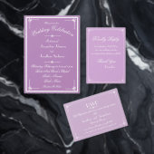Weddenschap Favors Script Name Elegant Mauve Mini Likeurfles Etiket (Personaliseer de collectie van deze zelfstandige maker.)