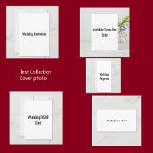 Uitnodigingstest bruiloft kaart