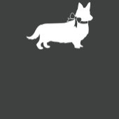 Corgi Dog Baby shower Puppy Gray Welsh Pembroke Ronde Sticker