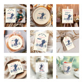 Zadelen Derde Rodeo Cowboy Verjaardagsfeest Kaart