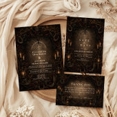 Westerse Country Goth Huwelijk Kaart