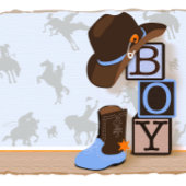 Red Bandana Westerne uitnodiging