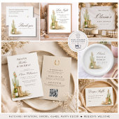 Boots & Bubbles Westerse Baby Shower Luierspel Poster