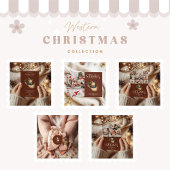 6 Photo  Western Cowboy Hat Christmas Feestdagenkaart